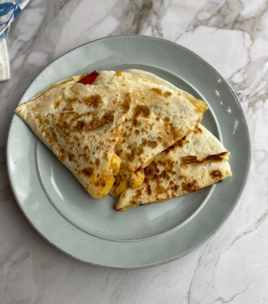 picture of easy beef quesadillas
