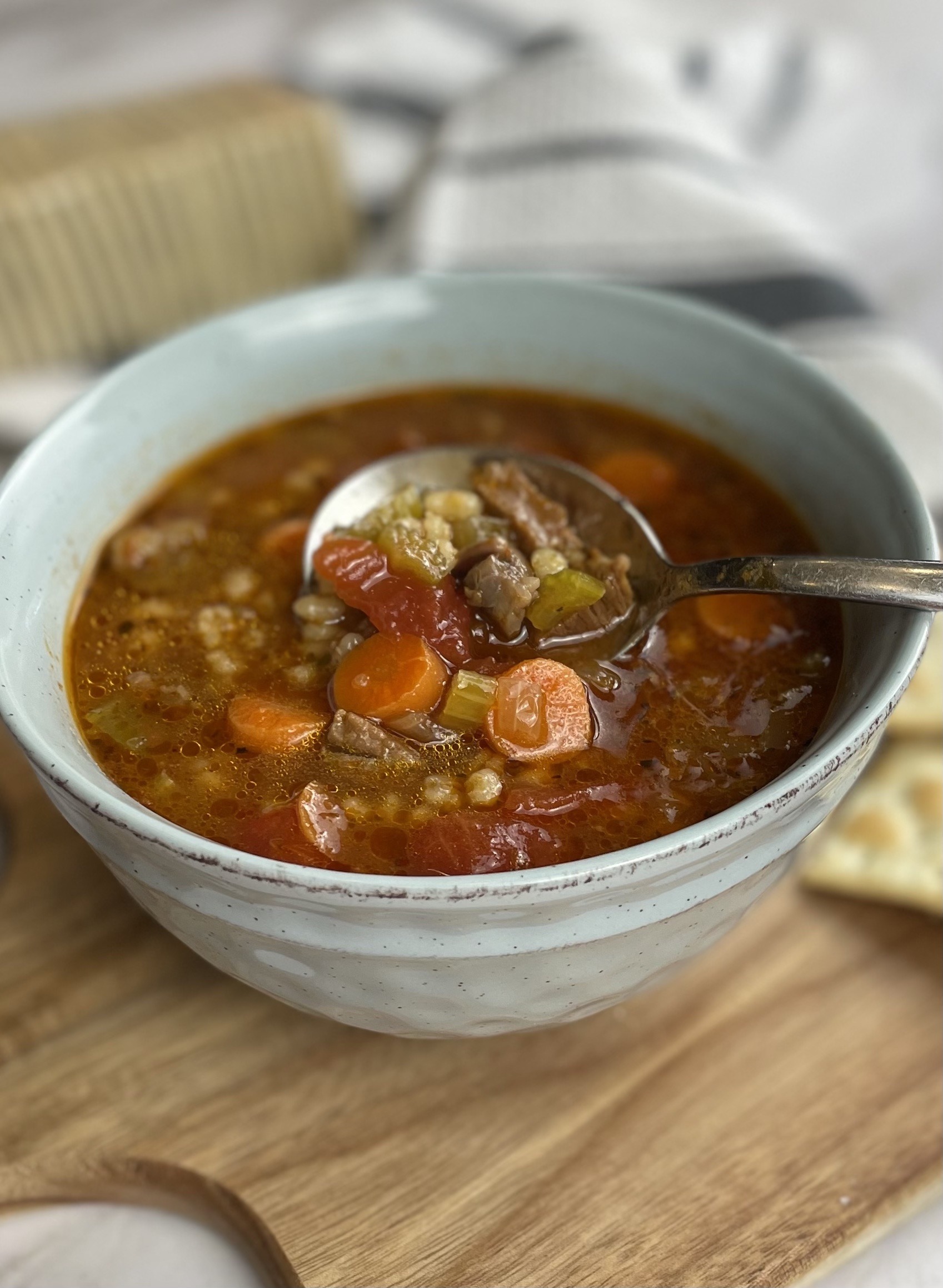 Easy Homemade Beef Barley Soup Recipe Mum Grub